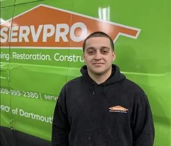 Stephon Mendes, team member at SERVPRO of Dartmouth / New Bedford