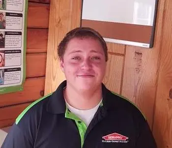Devin Schien, team member at SERVPRO of Columbia & Greene Counties