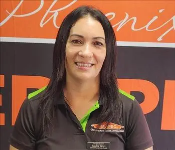 Sandra Sicari, team member at SERVPRO of East Phoenix