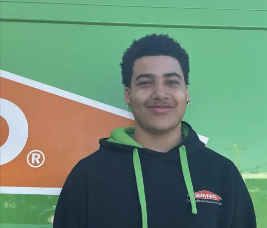Jordan Carroll, team member at SERVPRO of Point Loma