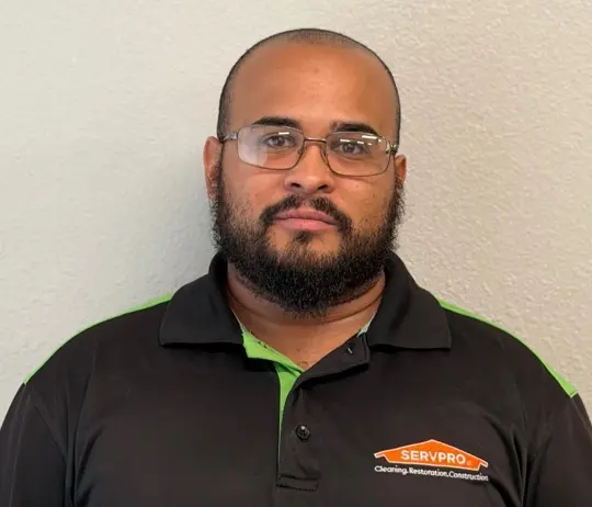 George Valazquez, team member at SERVPRO of NE Hillsborough County / Plant City