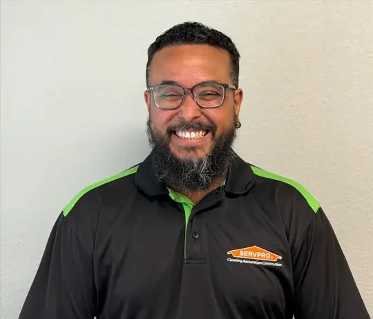 Tiago Garcia, team member at SERVPRO of NE Hillsborough County / Plant City