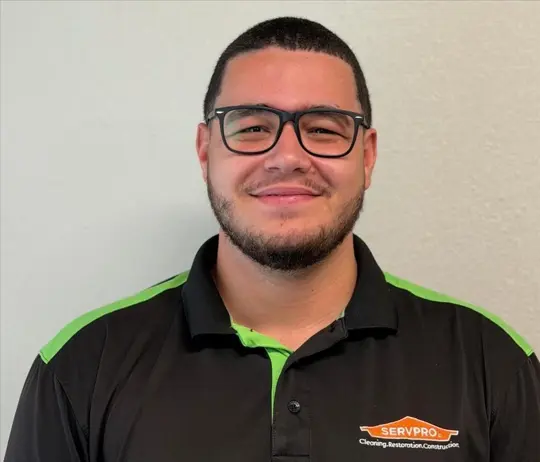 Mark Joel Lopez Garcia, team member at SERVPRO of NE Hillsborough County / Plant City