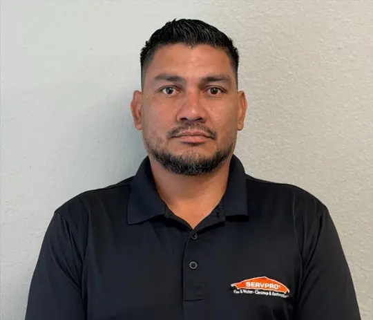 Saniel Gomez, team member at SERVPRO of NE Hillsborough County / Plant City