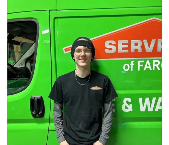 Elliot Miller, team member at SERVPRO of Fargo