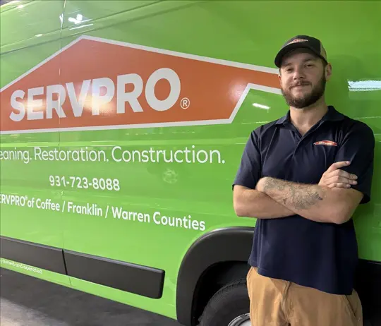 Colby, team member at SERVPRO of Coffee, Franklin, Warren Counties