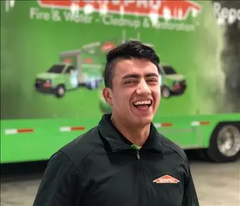 Valter Castellanos, team member at SERVPRO of Belleville-O'Fallon