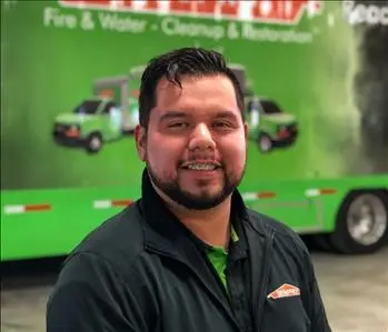 Eddie Salgado, team member at SERVPRO of Belleville-O'Fallon