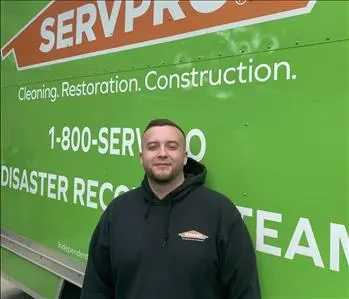 Tyler Dailey, team member at SERVPRO of Carroll County