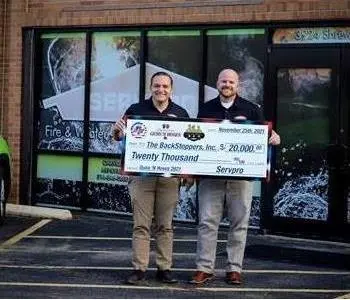 Kevin and Matt, team member at SERVPRO of Arnold / North Jefferson County