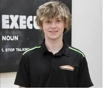 Owen Wendler, team member at SERVPRO of Columbia, East York