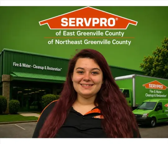 Amber Cooper, team member at SERVPRO of East Greenville County