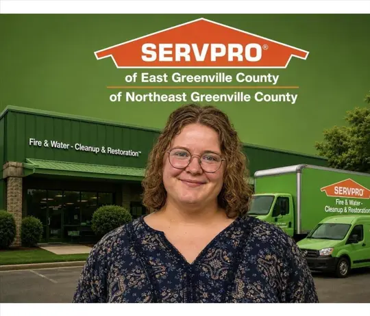 Alyssa Rogers, team member at SERVPRO of East Greenville County