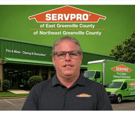 Bryan McGarity , team member at SERVPRO of East Greenville County