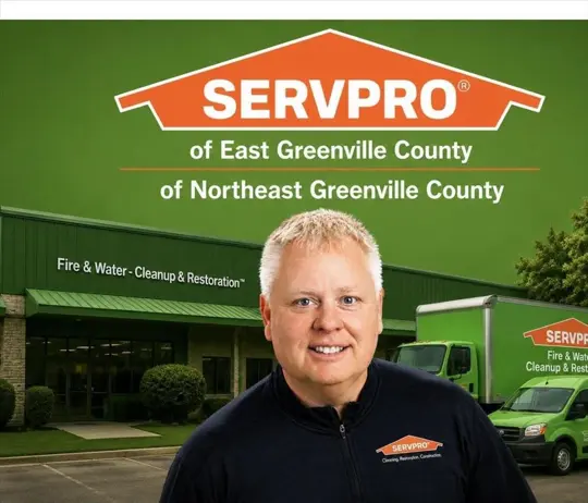 Johnathan Evatt, team member at SERVPRO of East Greenville County