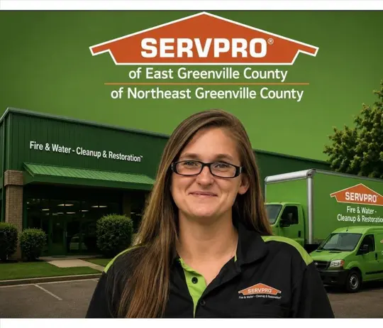 Alexis Joyner, team member at SERVPRO of East Greenville County