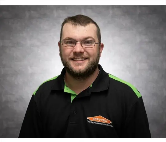 Logan Harris, team member at SERVPRO of Mason City