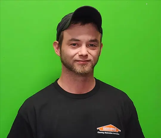 Kyle Shaw, team member at SERVPRO of Claremont, Sunapee, Newfound Lake