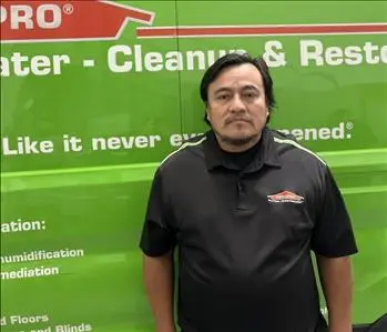 Martin Ortiz Urizar, team member at SERVPRO of Taunton, Mansfield, Seekonk, Dighton