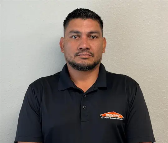 Saniel Gomez, team member at SERVPRO of Tampa East Central, Temple Terrace
