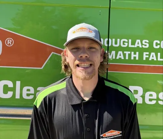 Johnny Whittle, team member at SERVPRO of Klamath & Lake Counties