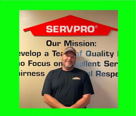 Gus G., team member at SERVPRO of Johnson City and Washington County