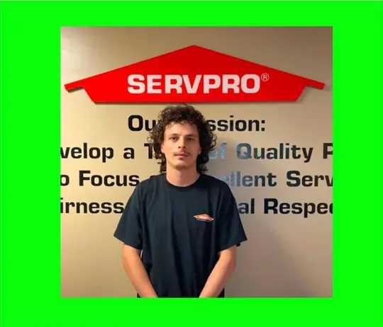 Aidan M., team member at SERVPRO of Greene County
