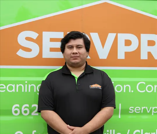 Daniel Huacal, team member at SERVPRO of Oxford / Batesville / Clarksdale