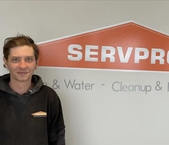 Austin Merza, team member at SERVPRO of Southmont, Denton