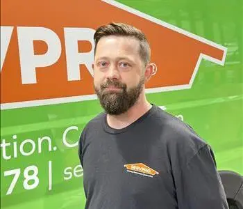Justin Verton, team member at SERVPRO of Greensboro East