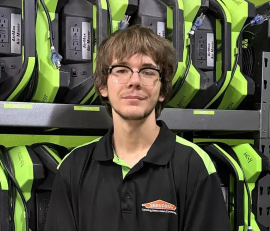 Trevor Parsley - Mitigation Technician, team member at SERVPRO of Cumberland, Morgan & White Counties