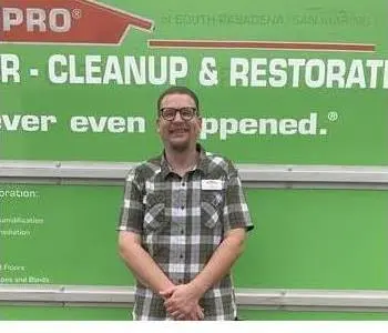 Justin Calorino, team member at SERVPRO of Monrovia, Duarte, Bradbury