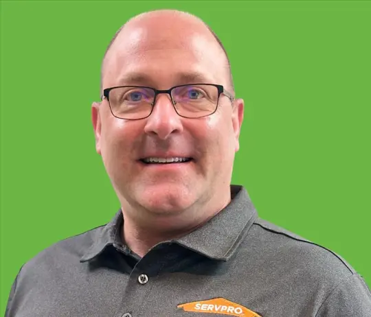 Jason Poff, team member at SERVPRO of Botetourt, Alleghany Counties and Lexington City