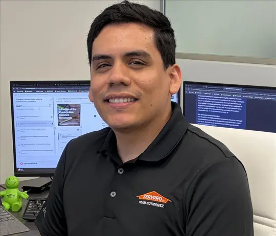 Jose Diaz, team member at SERVPRO of Rockville and Silver Spring North