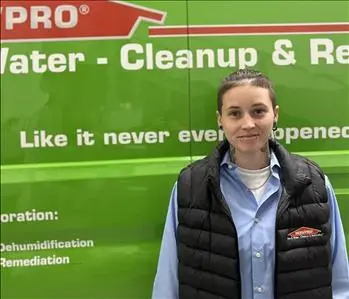 Alyssa Swindell, team member at SERVPRO of Providence