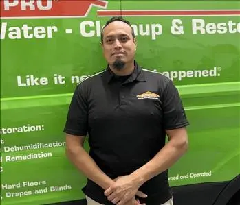 Carlos Rodriguez Aguillar, team member at SERVPRO of Providence