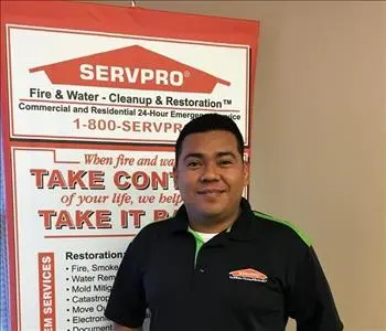 Ever Melendez, team member at SERVPRO of Northwest Bergen