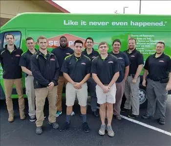 Our Water Damage Team 2017, team member at SERVPRO of The Mountains