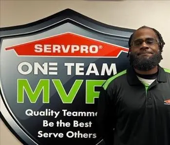 Martez Thornton, team member at SERVPRO of Virginia Beach