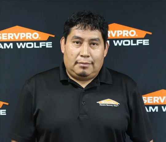 Eliseo Sebastian, team member at SERVPRO of Effingham, Mattoon, Charleston