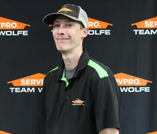 Lane Moser, team member at SERVPRO of Effingham, Mattoon, Charleston