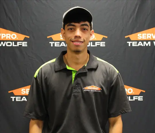 Franklin Escalante, team member at SERVPRO of Effingham, Mattoon, Charleston