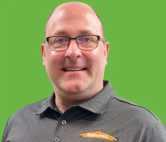 Jason Poff, team member at SERVPRO of Roanoke County