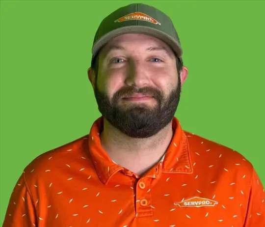 Josh Davis , team member at SERVPRO of Roanoke County