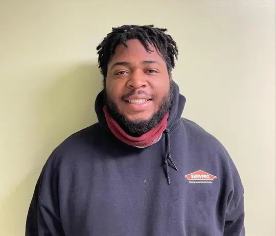 Justin Bailey-Royal, team member at SERVPRO of Newark