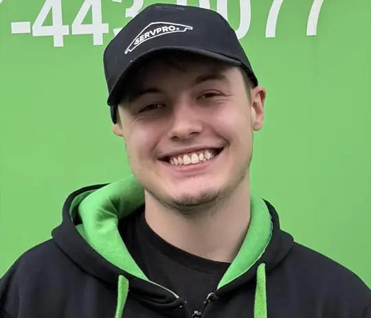 Bryan Thomas, team member at SERVPRO of Vermilion County