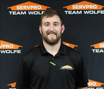 Grant Wolfe, team member at SERVPRO of Marion, Bond, Fayette and Clinton Cos.