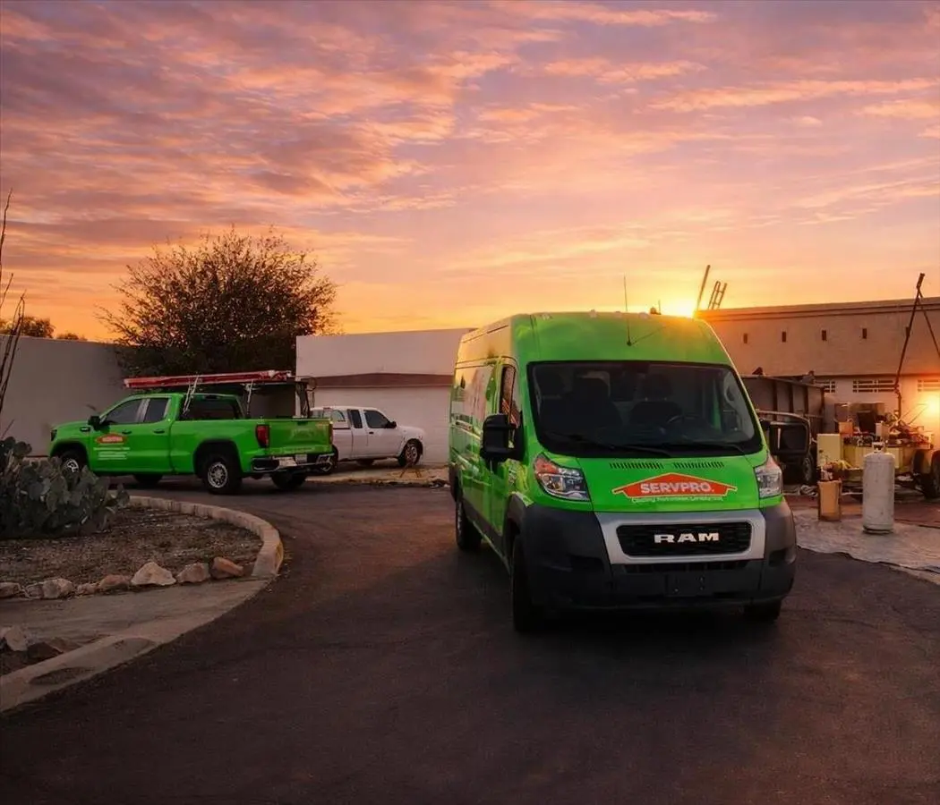 Equipped and Ready Across Tucson and Oro Valley. Every SERVPRO of Northeast Tucson and SERVPRO of Oro Valley / Marana East vehicle carries the equipment our technicians need to respond the moment disaster strikes, day or night.