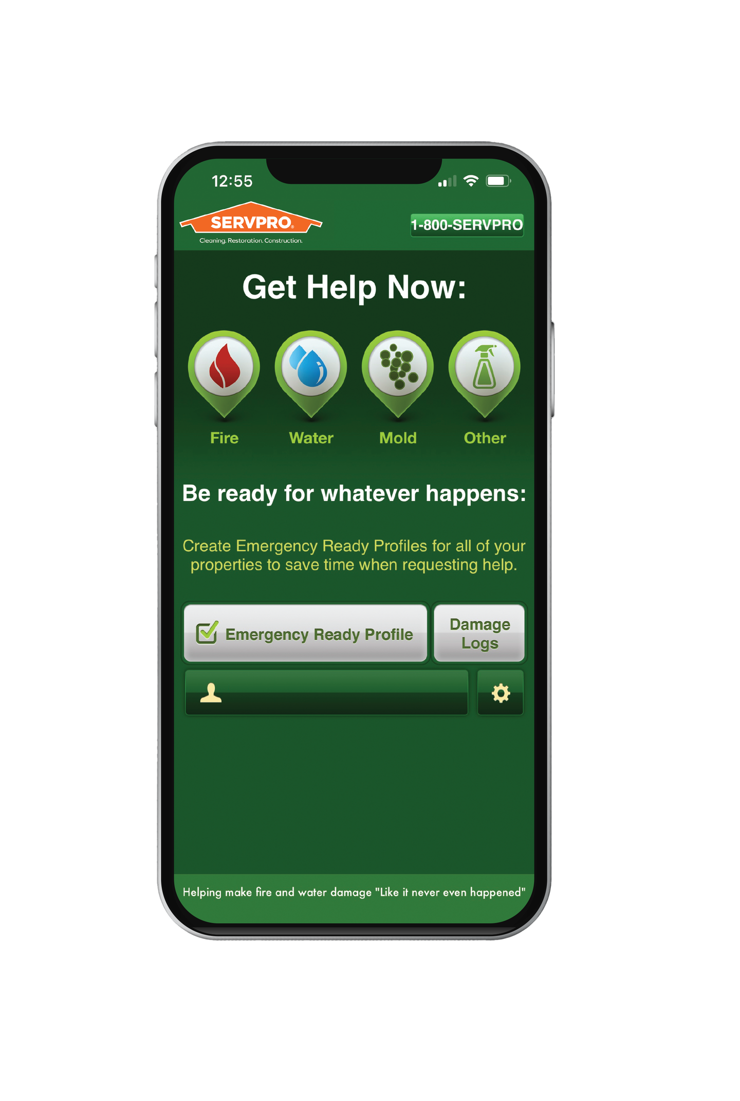 Servpro's Emergency Ready Plan helps prepare your business for disaster before damage occurs and get you back to business