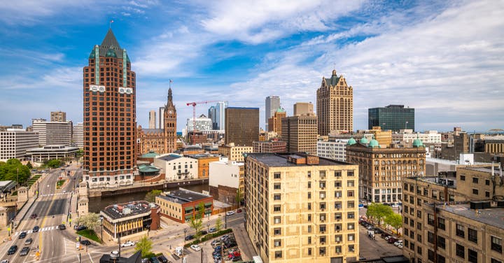 Skyline of Milwaukee
